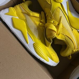 Bright Yellow Athletic Sneakers